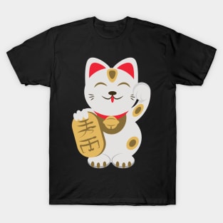 Smiling Maneki Neko T-Shirt